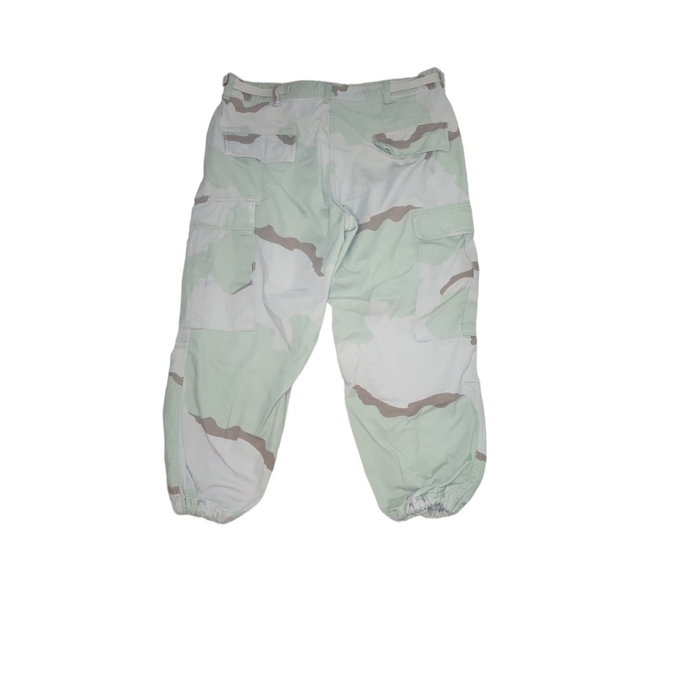 Mens Cargo Pants 34x25 Desert Camo BDU Military Streetwear Y2K Jogger Combat